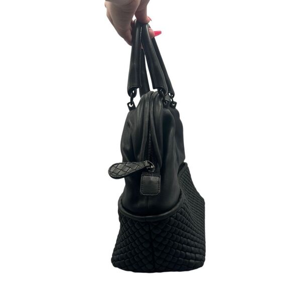 Bottega Veneta Intrecciato Handbag Leather Women’s Top Handle Purse - Picture 7 of 16